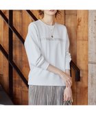 【23区/NIJYUSANKU】の【SLOW/一部店舗限定】ハイゲージテリー スウェット アイボリーxグレージュ|ID: prp329100004589413 ipo3291000000033680038