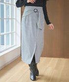 【フェルゥ/Feroux】の【洗える】バックルデザイン タイトスカート ブラック系1|ID: prp329100004589462 ipo3291000000033661426