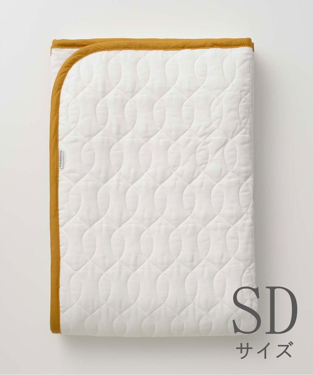 【京和晒綿紗/KYO WAZARASHI MENSYA】のガーゼ敷パッド (脱脂綿入り) 4層 セミダブルサイズ(120×210) 人気、トレンドファッション・服の通販 founy(ファニー) ファッション Fashion レディースファッション Fashion for Women 吸水 Absorbent, Quick-Dry ダブル Double, Double-Breasted バイアス Bias, Diagonal Cut リネン Linen, Linen Fabric 冬 Winter / This Winter 夏 Summer other-1|ID: prp329100004589641 ipo3291000000034258061