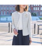 【ジェイ プレス/J.PRESS】のファンシーツイード ノーカラー ジャケット ライトグレー系1|ID: prp329100004589662 ipo3291000000032563150