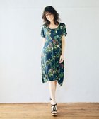 【三愛水着楽園/San-ai Resort】のショルダードレス3点セット 13L・15L 【Coral veil(コーラルヴェール)】 ネイビー|ID: prp329100004589668 ipo3291000000033671896