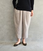 【ムーク/muuc】の〈高品質ベルギーリネン100%〉〈オンオフ着られる〉リネンイージーパンツ 人気、トレンドファッション・服の通販 founy(ファニー) ファッション Fashion レディースファッション Ladies' Fashion Online パンツ Pants キャンバス Canvas 手編み Hand Knitting パターン Pattern リネン Linen A/W・秋冬 Aw・Autumn/Winter・Fw・Fall-Winter S/S・春夏 Ss・Spring/Summer 再入荷 Restock/Back In Stock/Re Arrival 夏 Summer エレガント 上品 Elegant thumbnail グレーベージュ|ID: prp329100004589671 ipo3291000000032563357