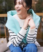 【組曲/KUMIKYOKU】の華奢見え パネルボーダーニット 人気、トレンドファッション・服の通販 founy(ファニー) ファッション Fashion レディースファッション Ladies' Fashion Online トップス・カットソー Tops/Tshirt ニット Knit Tops アクリル Acrylic インナー Inner 春 Spring 秋 Autumn/Fall クロップド Cropped 切替 Switching ショルダー Shoulder セーター Sweater ドロップ Drop 定番 Standard ハイネック High Neck パイピング Piping ボーダー Border ミドル Middle ワイドリブ Wide Rib 冬 Winter S/S・春夏 Ss・Spring/Summer 夏 Summer |ID:prp329100004589684