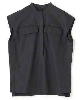 【ジョゼフ/JOSEPH】の【洗える】ポプリン ノースリーブブラウス 人気、トレンドファッション・服の通販 founy(ファニー) ファッション Fashion レディースファッション Ladies' Fashion Online トップス・カットソー Tops/Tshirt キャミソール / ノースリーブ No Sleeves シャツ/ブラウス Shirts/Blouses ノースリーブ No Sleeve バランス Balance フラップ Flap フロント Front ポケット Pocket 夏 Summer 春 Spring S/S・春夏 Ss・Spring/Summer 洗える Washable |ID:prp329100004589687