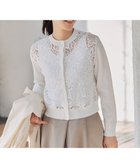 【自由区/JIYU-KU】の【洗える】レースコンビニット カーディガン オフホワイト|ID: prp329100004589688 ipo3291000000032644278