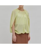【ベイジ,/BEIGE,】の【洗える・Oggi 9月号掲載】BAC / バルーンシルエットブラウス Lime|ID: prp329100004589693 ipo3291000000032563641
