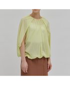 【ベイジ,/BEIGE,】の【洗える・Oggi 9月号掲載】BAC / バルーンシルエットブラウス Lime|ID: prp329100004589693 ipo3291000000032639415