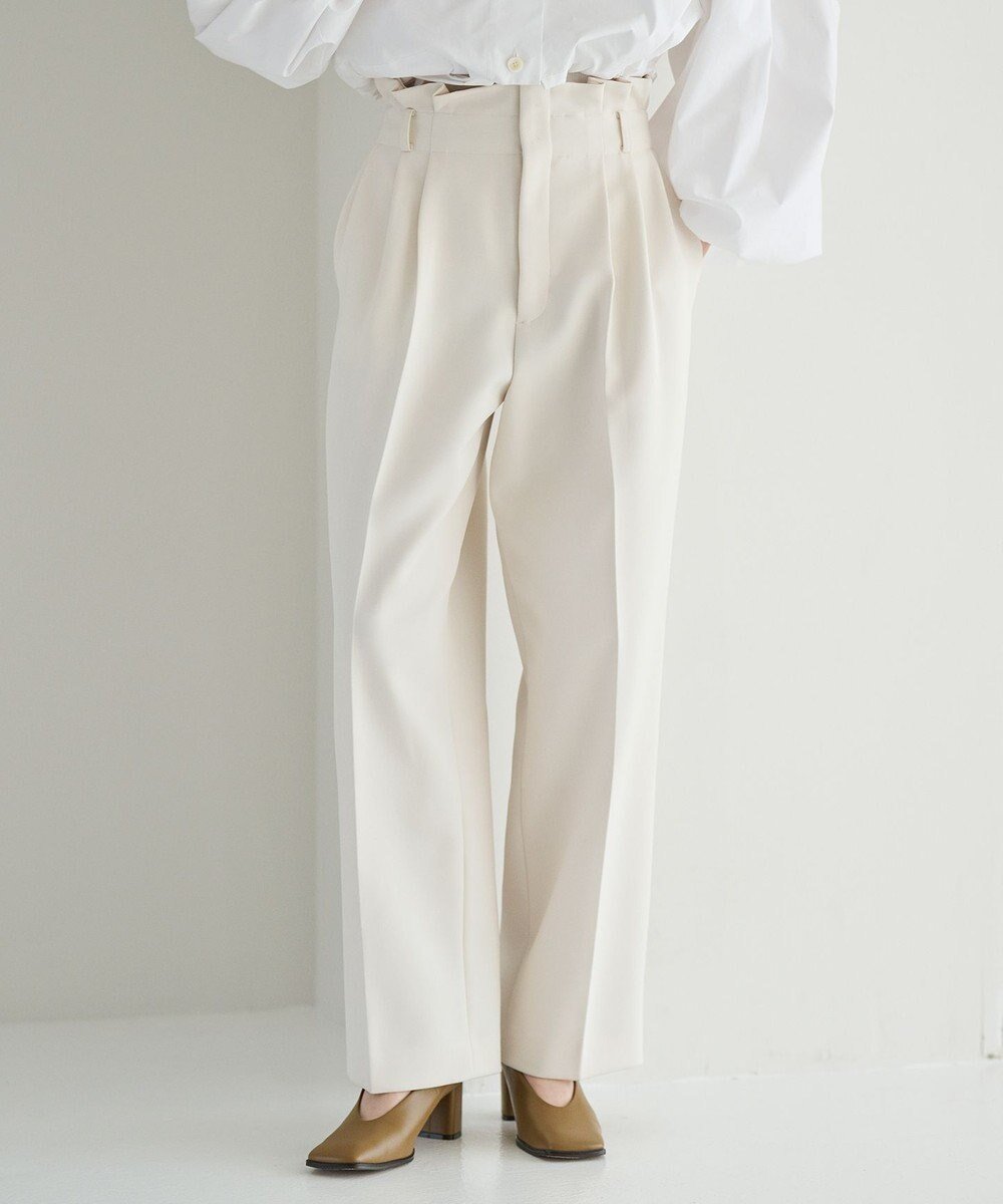【ハッシュニュアンス/#Newans】のハイウエスト2タックパンツ 人気、トレンドファッション・服の通販 founy(ファニー) 　ファッション　Fashion　レディースファッション　Fashion for Women　パンツ　Pants & Trousers　センター　Center, Center Line　ワイド　Wide, Wide Fit　夏　Summer　春　Spring　S/S・春夏　SS, Spring/Summer, Warm Season　 other-1|ID: prp329100004589698 ipo3291000000033584706