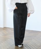 【ハッシュニュアンス/#Newans】のハイウエスト2タックパンツ ブラック|ID: prp329100004589698 ipo3291000000033584710
