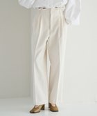 【ハッシュニュアンス/#Newans】のハイウエスト2タックパンツ ホワイト|ID: prp329100004589698 ipo3291000000035558728