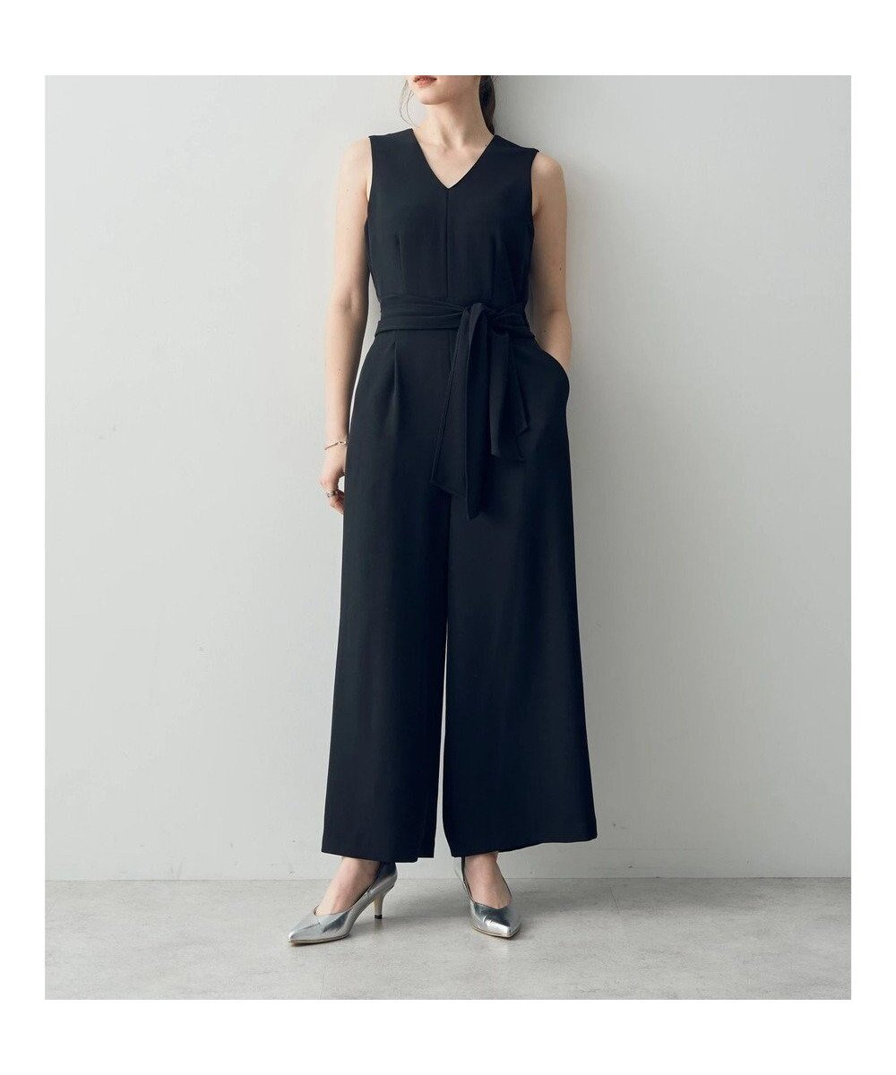 【イェッカ ヴェッカ/YECCA VECCA】のオールインワン インテリア・キッズ・メンズ・レディースファッション・服の通販 founy(ファニー) 　ファッション　Fashion　レディースファッション　Ladies' Fashion Online　ワンピース　Dress　オールインワン ワンピース　All In One Dress　サロペット　Salopette　おすすめ　Recommend　エレガント 上品　Elegant　デコルテ　Decolletage　ポケット　Pocket　リボン　Ribbon　ワイド　Wide　再入荷　Restock/Back In Stock/Re Arrival　夏　Summer　S/S・春夏　Ss・Spring/Summer　A/W・秋冬　Aw・Autumn/Winter・Fw・Fall-Winter　結婚式　Wedding Ceremony　Black|ID: prp329100004589702 ipo3291000000032646831