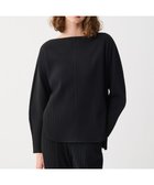 【アンクレイヴ/uncrave】のプリーツリブ ドルマンスリーブトップス 人気、トレンドファッション・服の通販 founy(ファニー) ファッション Fashion レディースファッション Fashion for Women トップス・カットソー Cut & Sew Tops シャツ・ブラウス・オフィスカジュアル Elegant Blouses & Button-Ups ロングTシャツ・Tシャツ Longline T-Shirts & Tees カットソー・ベーシックTシャツ Cut-and-Sewn Tops / Stretch Tees & Basics 春 Spring カットソー Cut and Sewn Top カリフォルニア California, Cali Style スリット Slit, Slit Detail テレコ Ribbed, Rib Stitch ドレープ Drape, Draping Fabric フォルム Silhouette, Form プリーツ Pleats, Pleated S/S・春夏 SS, Spring/Summer, Warm Season 夏 Summer thumbnail ブラック|ID: prp329100004589723 ipo3291000000033712768