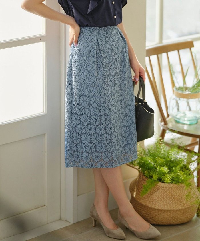 【組曲/KUMIKYOKU】のマーガレットフラワーレース スカート インテリア・キッズ・メンズ・レディースファッション・服の通販 founy(ファニー) https://founy.com/ ファッション Fashion レディースファッション Fashion for Women スカート Skirts オケージョン Occasion Wear 春 Spring シンプル Simple, Minimal ジャケット Jacket, Outerwear スニーカー Sneakers, Trainers デニム Denim, Jeans Material フラワー Flower, Floral ポケット Pocket, Pocket Detail ミックス Mix, Mixed Style モチーフ Motif, Design Theme レース Lace, Lace Fabric S/S・春夏 SS, Spring/Summer, Warm Season 夏 Summer エレガント 上品 Elegant ビジネス 仕事 通勤 Business / Work / Commuting |ID: prp329100004589726 ipo3291000000032758666