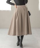 【組曲/KUMIKYOKU】の【WEB限定カラーあり】フラワーラメジャカード フレアスカート ベージュ系|ID: prp329100004589731 ipo3291000000035636744