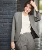 【エニィ スィス/any SiS】の【保温効果/ストレッチ】シリーズ累計13万枚突破!ビューティサーモ ノーカラージャケット ライトグレー|ID: prp329100004589733 ipo3291000000034337913