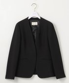 【エニィ スィス/any SiS】の【保温効果/ストレッチ】シリーズ累計13万枚突破!ビューティサーモ ノーカラージャケット ブラック|ID: prp329100004589733 ipo3291000000034337915