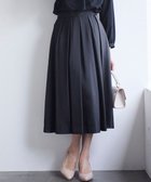 【エニィ スィス/any SiS】の【洗える】シャイニータック スカート ネイビー|ID: prp329100004589742 ipo3291000000034282320