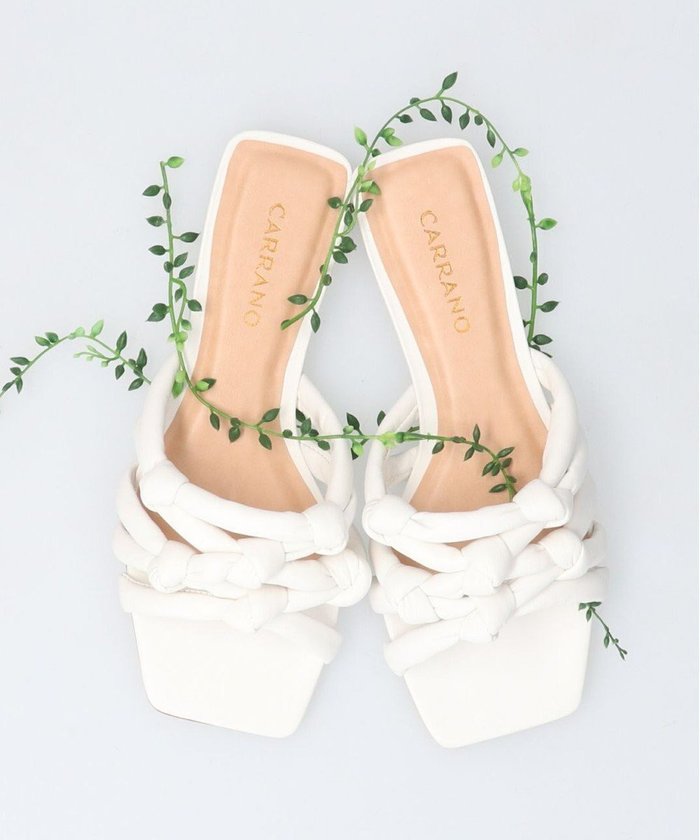 【インター ショシュール/INTER-CHAUSSURES】の【CARRANO】チューブストラップフラットノットサンダル インテリア・キッズ・メンズ・レディースファッション・服の通販 founy(ファニー) https://founy.com/ ファッション Fashion レディースファッション Ladies' Fashion Online コレクション Collection サンダル Sandals 人気 Popularity 再入荷 Restock/Back In Stock/Re Arrival 夏 Summer 春 Spring S/S・春夏 Ss・Spring/Summer |ID: prp329100004589745 ipo3291000000032564216