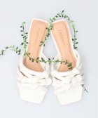 【インター ショシュール/INTER-CHAUSSURES】の【CARRANO】チューブストラップフラットノットサンダル ホワイト|ID: prp329100004589745 ipo3291000000032564218