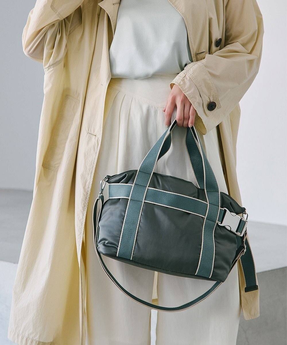 【トプカピ/TOPKAPI】の【TREASURE TOPKAPI】パデット ベルト付き 2wayトートバッグ インテリア・キッズ・メンズ・レディースファッション・服の通販 founy(ファニー) 　ファッション　Fashion　レディースファッション　Ladies' Fashion Online　バッグ　Bag　ベルト　Belts　ギャザー　Gather　サテン　Satin　ショルダー　Shoulder　再入荷　Restock/Back In Stock/Re Arrival　エレガント 上品　Elegant　カーキ|ID: prp329100004589794 ipo3291000000032650160