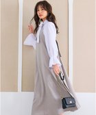 【フェルゥ/Feroux】の【洗える】ダブルストラップキャミ ドレス ライトグレー系|ID: prp329100004589799 ipo3291000000032659801