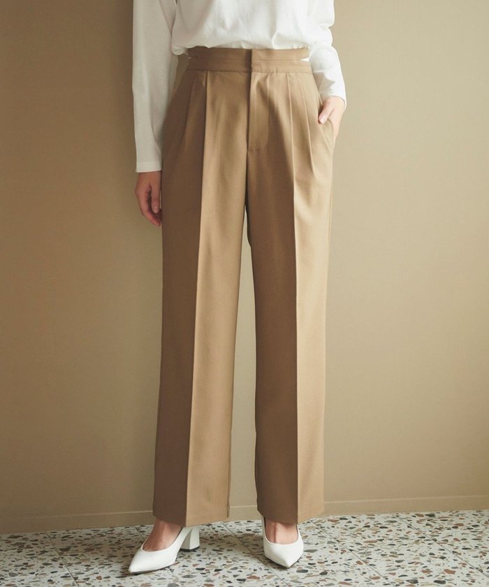 【フェルゥ/Feroux】の【洗える】サイドオープンスラックス パンツ インテリア・キッズ・メンズ・レディースファッション・服の通販 founy(ファニー) https://founy.com/ ファッション Fashion レディースファッション Ladies' Fashion Online パンツ Pants おすすめ Recommend スラックス Slacks センター Center 洗える Washable A/W・秋冬 Aw・Autumn/Winter・Fw・Fall-Winter ビジネス 仕事 通勤 Business |ID: prp329100004589882 ipo3291000000032660976