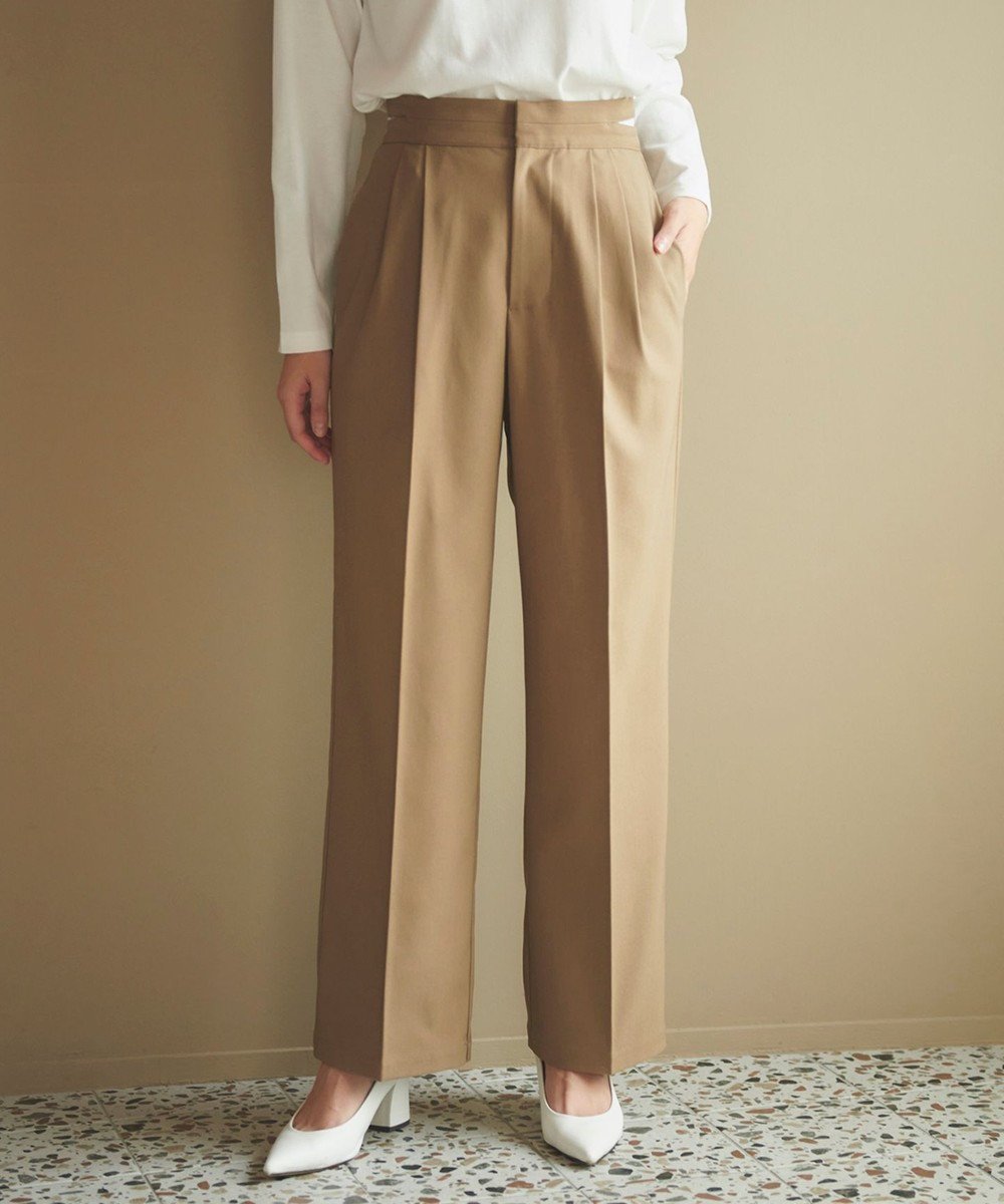 【フェルゥ/Feroux】の【洗える】サイドオープンスラックス パンツ 人気、トレンドファッション・服の通販 founy(ファニー) 　ファッション　Fashion　レディースファッション　Ladies' Fashion Online　パンツ　Pants　おすすめ　Recommend　スラックス　Slacks　センター　Center　洗える　Washable　A/W・秋冬　Aw・Autumn/Winter・Fw・Fall-Winter　ビジネス 仕事 通勤　Business　 other-1|ID: prp329100004589882 ipo3291000000032660976