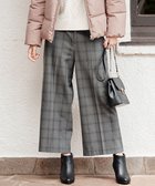 【エニィ スィス/any SiS】の【保温性あり/洗える】サーモ 2WAYストレッチ ワイドパンツ グレーベース|ID: prp329100004589900 ipo3291000000032566039