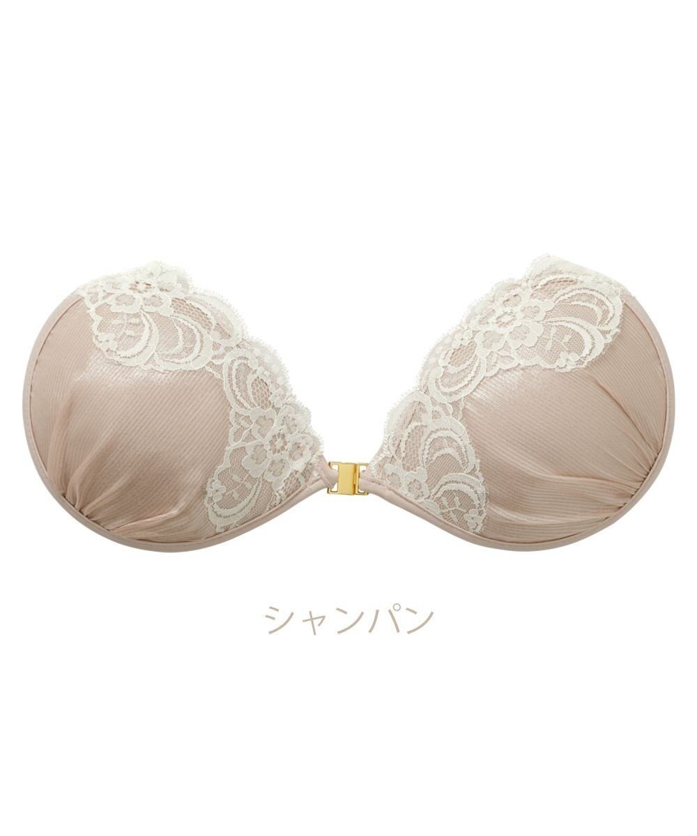 【ブラデリス ニューヨーク/BRADELIS New York】の【NuBra / ボリュームアップ】パテッドヌーブラ プリズム インテリア・キッズ・メンズ・レディースファッション・服の通販 founy(ファニー) 　ファッション　Fashion　レディースファッション　Fashion for Women　アンダー　Underwear Essentials　エレガント 上品　Elegant　オイル　Body Oil　春　Spring　キャミソール　Camisole, Spaghetti Strap Top　コレクション　Collection, Seasonal Line　軽量　Lightweight, Ultra Light　ショルダー　Shoulder, Shoulder Strap　シリコン　Silicone, Silicone Material　シルバー　Silver, Metallic Silver　タオル　Towel, Bath Towel　ドレス　Dress, One-Piece　人気　Popular, Best Seller　パイピング　Piping, Trim Design　フォルム　Silhouette, Form　ブラジャー　Bra, Lingerie　ラッセル　Raschel, Raschel Lace　ランジェリー　Lingerie, Intimate Wear　レース　Lace, Lace Fabric　S/S・春夏　SS, Spring/Summer, Warm Season　おすすめ　Recommended / Our Picks　夏　Summer　結婚式　Wedding　シャンパン|ID: prp329100004589914 ipo3291000000033687815