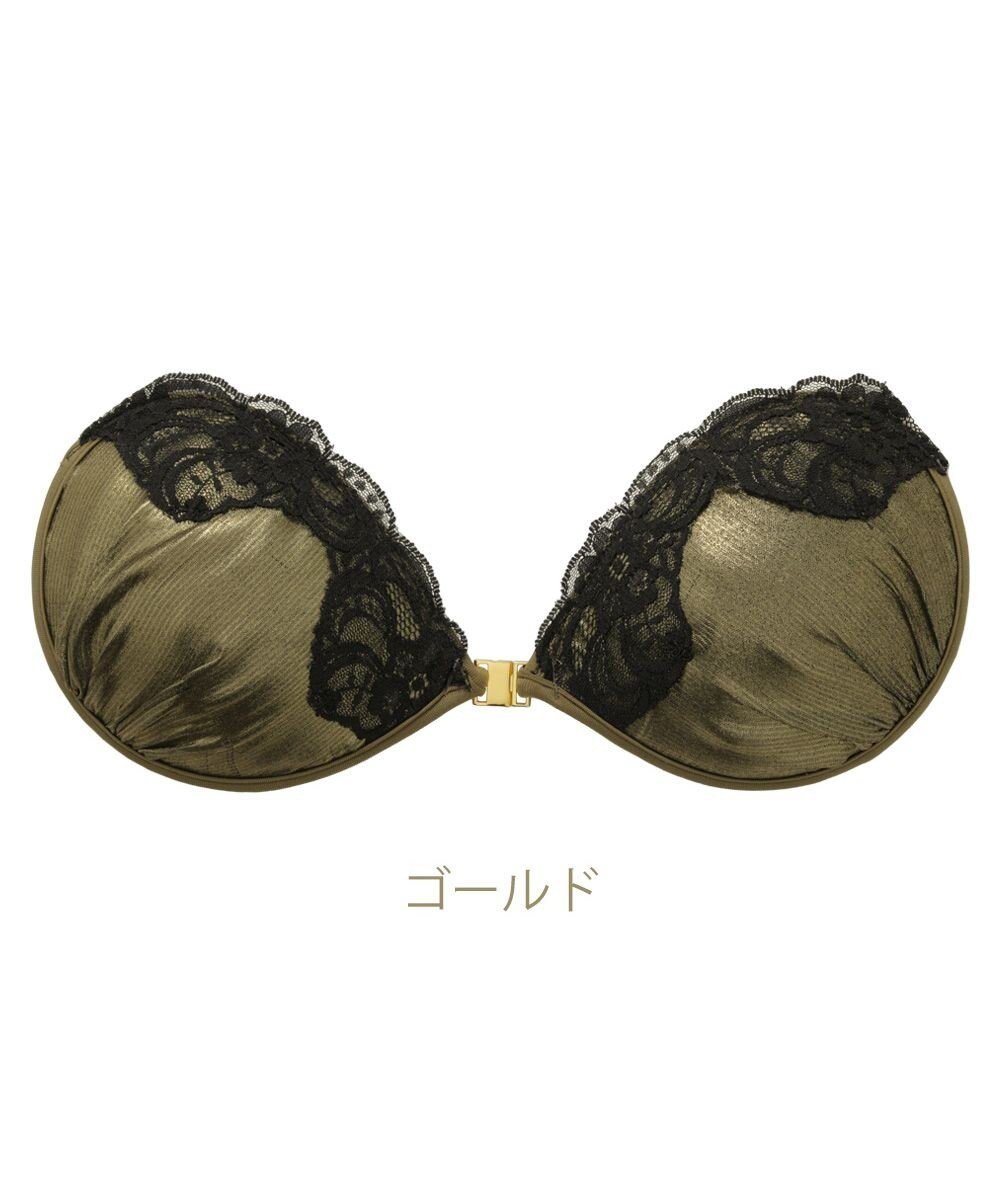 【ブラデリス ニューヨーク/BRADELIS New York】の【NuBra / ボリュームアップ】パテッドヌーブラ プリズム インテリア・キッズ・メンズ・レディースファッション・服の通販 founy(ファニー) 　ファッション　Fashion　レディースファッション　Fashion for Women　アンダー　Underwear Essentials　エレガント 上品　Elegant　オイル　Body Oil　春　Spring　キャミソール　Camisole, Spaghetti Strap Top　コレクション　Collection, Seasonal Line　軽量　Lightweight, Ultra Light　ショルダー　Shoulder, Shoulder Strap　シリコン　Silicone, Silicone Material　シルバー　Silver, Metallic Silver　タオル　Towel, Bath Towel　ドレス　Dress, One-Piece　人気　Popular, Best Seller　パイピング　Piping, Trim Design　フォルム　Silhouette, Form　ブラジャー　Bra, Lingerie　ラッセル　Raschel, Raschel Lace　ランジェリー　Lingerie, Intimate Wear　レース　Lace, Lace Fabric　S/S・春夏　SS, Spring/Summer, Warm Season　おすすめ　Recommended / Our Picks　夏　Summer　結婚式　Wedding　ゴールド|ID: prp329100004589914 ipo3291000000033687816