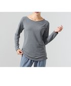 【チャコット/Chacott】のデコルテデザインTシャツ 人気、トレンドファッション・服の通販 founy(ファニー) ファッション Fashion レディースファッション Ladies' Fashion Online トップス・カットソー Tops/Tshirt シャツ/ブラウス Shirts/Blouses ロング / Tシャツ T-Shirts シルケット Mercerization ストレッチ Stretch スリーブ Sleeve デコルテ Decolletage フィット Fit フロント Front ロング Long thumbnail ダークグレー杢|ID: prp329100004589955 ipo3291000000032566626