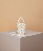 【トプカピ/TOPKAPI】の【TREASURE TOPKAPI】ボールビーズ ミニ ショルダー バッグ オーガンジー巾着ポーチ付き オフ|ID: prp329100004590002 ipo3291000000032567071
