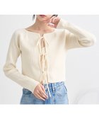 【アースミュージックアンドエコロジー/earth music&ecology】のフロントリボンリブニットカーディガン 人気、トレンドファッション・服の通販 founy(ファニー) ファッション Fashion レディースファッション Fashion for Women トップス・カットソー Cut & Sew Tops ニット Knit Tops & Sweaters カーディガン・羽織り Layered Style Cardigans おすすめ Recommended / Our Picks カーディガン Cardigan, Knitwear ショート Short, Short Length シンプル Simple, Minimal トレンド Trend, Trending Now バランス Balance, Style Balance フィット Fit, Slim Fit フェミニン Feminine, Girly フロント Front, Front Design ボトム Bottoms, Lower Wear ポケット Pocket, Pocket Detail リボン Ribbon, Bow 夏 Summer 春 Spring S/S・春夏 SS, Spring/Summer, Warm Season thumbnail Ivory|ID: prp329100004590019 ipo3291000000033466794
