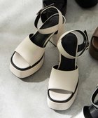 【ウィゴー/WEGO】のストーム付きヒールサンダル 人気、トレンドファッション・服の通販 founy(ファニー) ファッション Fashion レディースファッション Ladies' Fashion Online アンクル Uncle サンダル Sandals シルバー Silver シンプル Simple スマホ Smartphone ソックス Socks トレンド Trend フォルム Form 厚底 Platforms 夏 Summer 春 Spring S/S・春夏 Ss・Spring/Summer thumbnail オフホワイト|ID: prp329100004590040 ipo3291000000032567538