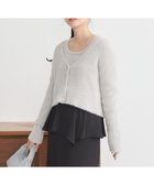 【アースミュージックアンドエコロジー/earth music&ecology】のSET2点ラメフェザーカーディガン+インナー 人気、トレンドファッション・服の通販 founy(ファニー) ファッション Fashion レディースファッション Fashion for Women トップス・カットソー Cut & Sew Tops カーディガン・羽織り Layered Style Cardigans アンサンブル Ensemble Set インナー Innerwear カーディガン Cardigan, Knitwear コンパクト Compact, Small Size シンプル Simple, Minimal スクエア Square, Square Shape タンク Tank Top, Sleeveless Top フィット Fit, Slim Fit フェザーヤーン Feather Yarn, Fluffy Yarn フォルム Silhouette, Form ポケット Pocket, Pocket Detail エレガント 上品 Elegant A/W・秋冬 Autumn/Winter thumbnail Gray Beige|ID: prp329100004590072 ipo3291000000033669022