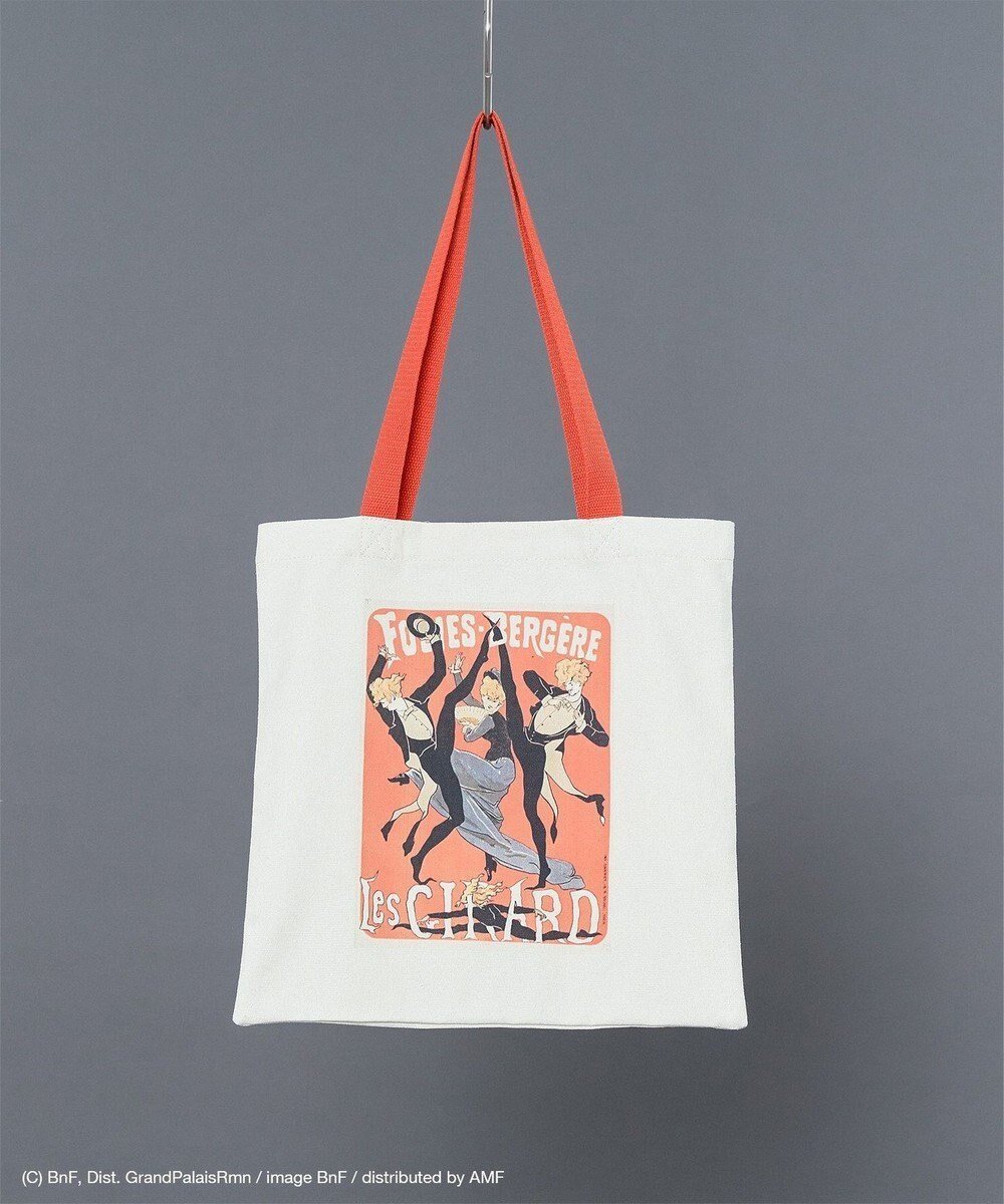 【クラフトスタンダードブティック/CRAFT STANDARD BOUTIQUE】のアートコラボ【ジュール・シェレ】トートバック インテリア・キッズ・メンズ・レディースファッション・服の通販 founy(ファニー) 　ファッション　Fashion　レディースファッション　Ladies' Fashion Online　バッグ　Bag　秋　Autumn/Fall　チェック　Check　トートバック　Tote Bag　ベーシック　Basic　ポケット　Pocket　おすすめ　Recommend　ギフト プレゼント　Gift Present　ビジネス 仕事 通勤　Business　Ivory|ID: prp329100004590098 ipo3291000000032568158