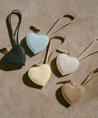 【トプカピ/TOPKAPI】の【Breath TOPKAPI】【TOPKAPI × 藤本美貴さんコラボ】スコッチグレイン ハートチャーム ポーチ/撥水 ミルクティ|ID: prp329100004590170 ipo3291000000033657311