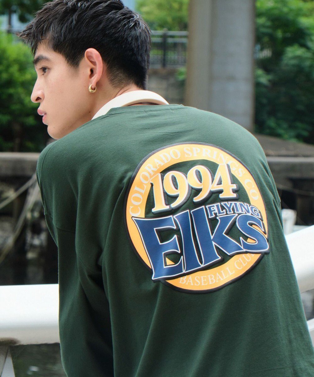 【ウィゴー/WEGO】の【ユニセックス着用ITEM】サークルロゴBIG T(LS) インテリア・キッズ・メンズ・レディースファッション・服の通販 founy(ファニー) 　ファッション　Fashion　レディースファッション　Ladies' Fashion Online　トップス・カットソー　Tops/Tshirt　シャツ/ブラウス　Shirts/Blouses　ロング / Tシャツ　T-Shirts　カットソー　Cut and Sewn　春　Spring　秋　Autumn/Fall　カットソー　Cut And Sew　カーゴパンツ　Cargo Pants　グラフィック　Graphic　サークル　Circle　スマホ　Smartphone　デニム　Denim　定番　Standard　人気　Popularity　ビッグ　Big　プリント　Print　ワンポイント　One Point　A/W・秋冬　Aw・Autumn/Winter・Fw・Fall-Winter　おすすめ　Recommend　夏　Summer　ダークグリーン|ID: prp329100004590208 ipo3291000000032569207