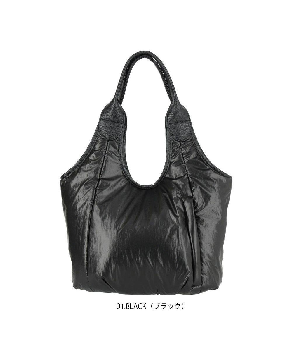 【ルートート/ROOTOTE】の6456【軽量・肩掛け】LT.ラウンド.シャイニー-A インテリア・キッズ・メンズ・レディースファッション・服の通販 founy(ファニー) 　ファッション　Fashion　レディースファッション　Fashion for Women　バッグ　Bags　エレガント 上品　Elegant　カメラ　Camera Accessories　傘　Umbrella, Parasol　軽量　Lightweight, Ultra Light　シャイニー　Shiny, Glossy Finish　シンプル　Simple, Minimal　ポケット　Pocket, Pocket Detail　ポーチ　Pouch, Small Case　ラウンド　Round, Round Neck　01:ブラック|ID: prp329100004590229 ipo3291000000032980491