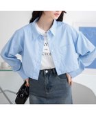 【ウィゴー/WEGO】のカラーショートシャツ ブルーストライプ|ID: prp329100004590277 ipo3291000000032569967