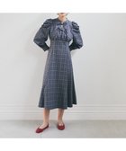 【メゾンドフルール/Maison de FLEUR】の聡明な淑女のチェックワンピース 人気、トレンドファッション・服の通販 founy(ファニー) ファッション Fashion レディースファッション Fashion for Women ワンピース Dresses おすすめ Recommended / Our Picks オリエンタル Oriental Pattern ギャザー Gathered, Ruffled クラシカル Classical, Vintage-Inspired スタンド Stand Collar, Upright Stand チェック Check, Plaid, Tartan トレンド Trend, Trending Now リボン Ribbon, Bow エレガント 上品 Elegant 今季 This Season, Current Season 切替 Switching, Contrast Panel A/W・秋冬 Autumn/Winter thumbnail Gray|ID: prp329100004590349 ipo3291000000033520694
