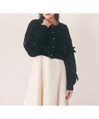 【メゾンドフルール/Maison de FLEUR】の絆のリボンカーディガン Black|ID: prp329100004590354 ipo3291000000032570984