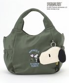 【イザック/Y'SACCS】のSNOOPYデザイン ギャザー2wayミニトート カーキ|ID: prp329100004590370 ipo3291000000032571075