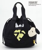 【イザック/Y'SACCS】のSNOOPYデザイン 2way巾着トート ブラック|ID: prp329100004590372 ipo3291000000032571081