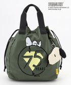 【イザック/Y'SACCS】のSNOOPYデザイン 2way巾着トート カーキ|ID: prp329100004590372 ipo3291000000032571084
