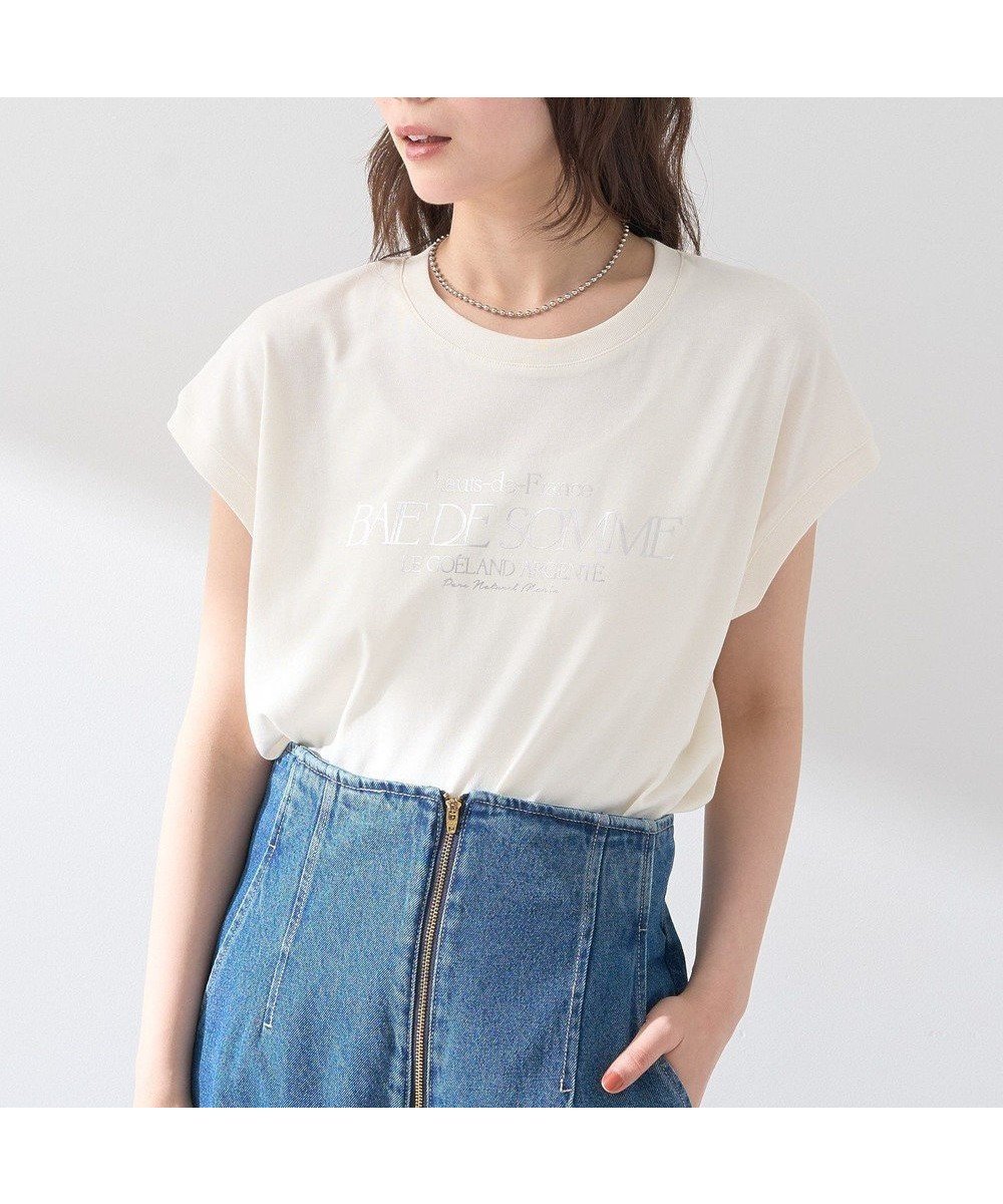 【アースミュージックアンドエコロジー/earth music&ecology】のHauts-de-FranceフレンチT インテリア・キッズ・メンズ・レディースファッション・服の通販 founy(ファニー) 　ファッション　Fashion　レディースファッション　Fashion for Women　トップス・カットソー　Cut & Sew Tops　シャツ・ブラウス・オフィスカジュアル　Elegant Blouses & Button-Ups　ロングTシャツ・Tシャツ　Longline T-Shirts & Tees　カットソー・ベーシックTシャツ　Cut-and-Sewn Tops / Stretch Tees & Basics　インナー　Innerwear　春　Spring　洗える　Machine Washable　カットソー　Cut and Sewn Top　クール　Cool, Chic　スタイリッシュ　Stylish, Fashionable　スリット　Slit, Slit Detail　スリーブ　Sleeve, Long Sleeve / Short Sleeve　フォルム　Silhouette, Form　フレンチ　French, French Style　プレーン　Plain, Simple　ポケット　Pocket, Pocket Detail　羽織　Haori, Light Jacket　ロング　Long, Long-Length　ワイド　Wide, Wide Fit　S/S・春夏　SS, Spring/Summer, Warm Season　夏　Summer　Off White|ID: prp329100004590385 ipo3291000000032673333