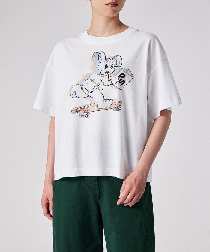 【ポール スミス/Paul Smith】のSkate Bunny 半袖Tシャツ インテリア・キッズ・メンズ・レディースファッション・服の通販 founy(ファニー) https://founy.com/ ファッション Fashion レディースファッション Fashion for Women トップス・カットソー Cut & Sew Tops シャツ・ブラウス・オフィスカジュアル Elegant Blouses & Button-Ups ロングTシャツ・Tシャツ Longline T-Shirts & Tees カットソー・ベーシックTシャツ Cut-and-Sewn Tops / Stretch Tees & Basics おすすめ Recommended / Our Picks インナー Innerwear カットソー Cut and Sewn Top ジャケット Jacket, Outerwear ジーンズ Jeans, Denim Pants プリント Print, Printed Pattern ワーク Workwear, Utility Style 半袖 Short Sleeve, Half Sleeve 夏 Summer 手描き Hand-Drawn, Illustrated S/S・春夏 SS, Spring/Summer, Warm Season A/W・秋冬 Autumn/Winter 雑誌 Magazine, Fashion Magazine |ID: prp329100004590408 ipo3291000000033644366