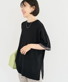 【グリーンパークス/Green Parks】の冷やっとすずやかレイヤーニットプルオーバ Black|ID: prp329100004590410 ipo3291000000032571462