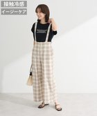 【グリーンパークス/Green Parks】の綿麻混2WAY サス付きZIPパンツ Check|ID: prp329100004590411 ipo3291000000032698898