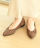 【ヌーベルローブオウ/nouvelleRobe Ou】の【本革・高反発】Pointed-plain ポインテッドトゥ Vカットレオパードパンプス レオパード|ID: prp329100004590420 ipo3291000000033656119